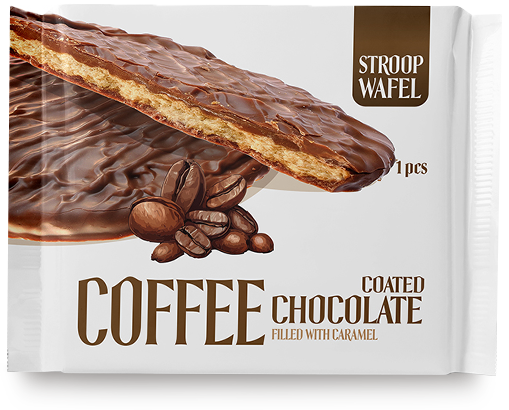Stroop Wafel Coated Caramel 40gm