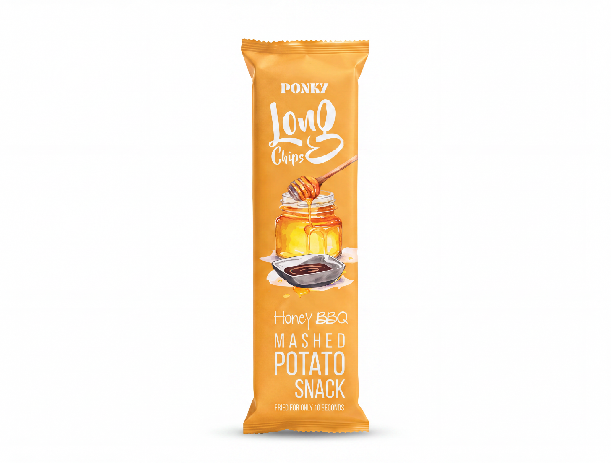 Ponky Long Chips - BBQ Honey